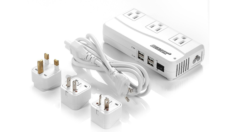 Bestek 220V to 110V international power adapter, $25 with code YXVLF54N